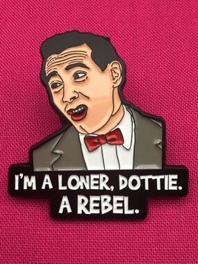 Loner Enamel Pin